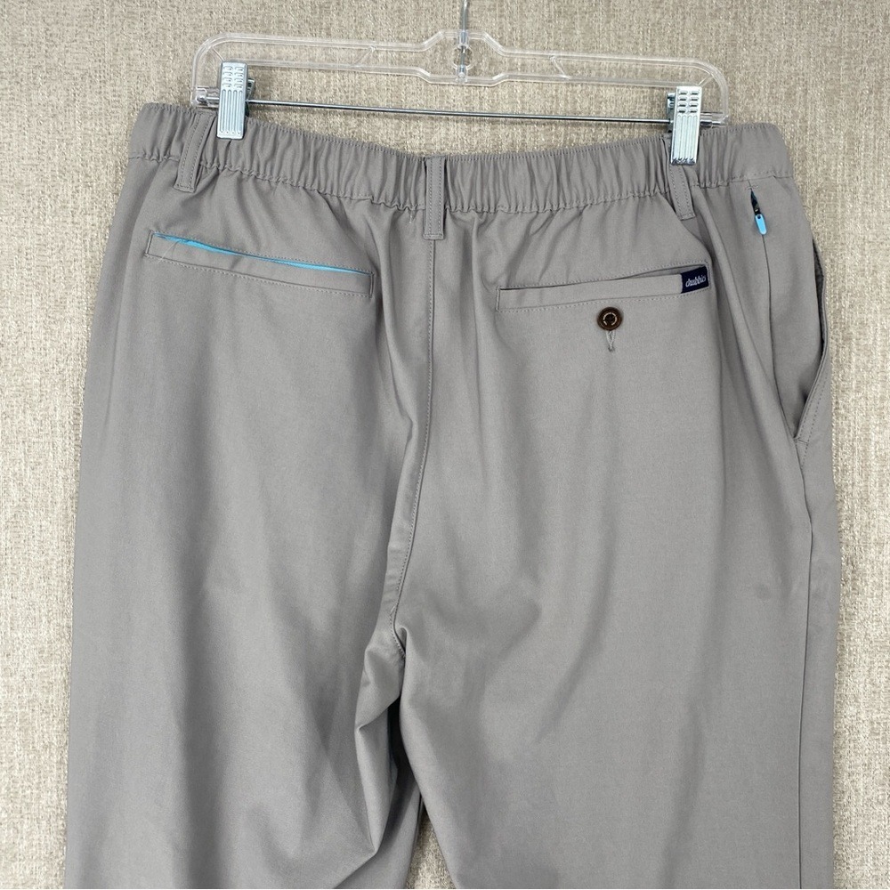 Chubbies Pants Mens XL Grey Everywear Performance Chino Stretch Elastic Waist - Picture 7 of 16